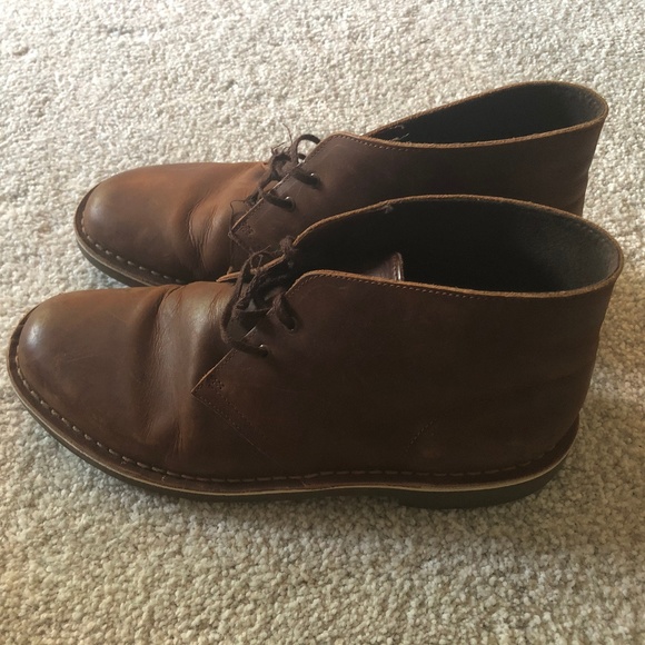 Clarks Leather Chukka Boots main image 8